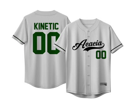 Acacia - Classic Ballpark Green Baseball Jersey Sale