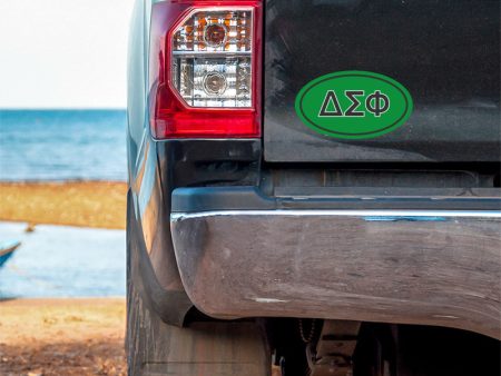 Delta Sigma Phi Oval Fraternity Car Magnet Set of 2 Cheap