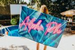 Alpha Phi Neon Palm Flag Online now