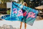 Pi Beta Phi Neon Palm Flag Hot on Sale