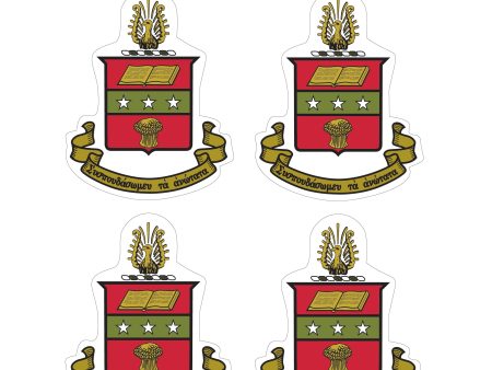 Alpha Chi Omega Crest Sticker Sheet Online Sale