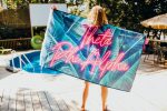 Theta Phi Alpha Neon Palm Flag For Cheap