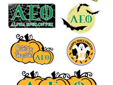 Alpha Epsilon Phi Halloween Stickers Online Sale