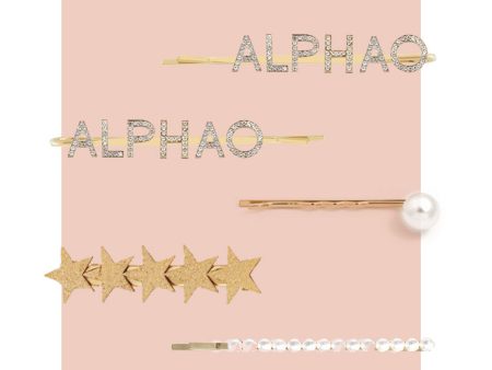 Alpha Omicron Pi Sorority Hair Clips Discount