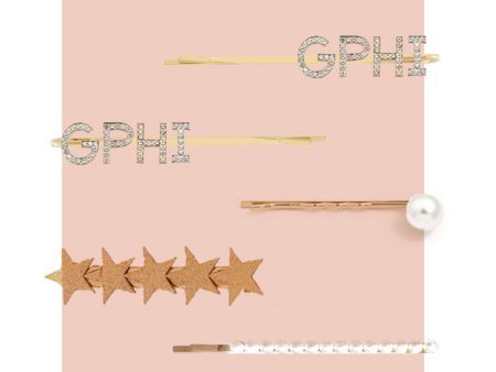 Gamma Phi Beta Sorority Hair Clips For Sale