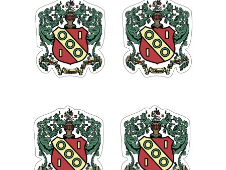 Alpha Gamma Delta Crest Sticker Sheet Online Sale