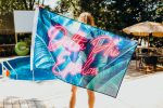 Delta Phi Epsilon Neon Palm Flag Fashion